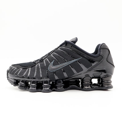 AR3566-002 Nike Shox TL Black and Max Orange Hematite (Women's)