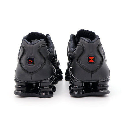 AR3566-002 Nike Shox TL Black and Max Orange Hematite (Women's)