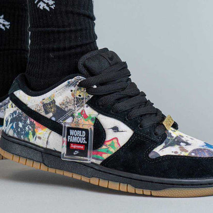 FD8778-001 Supreme �~ Nike SB Dunk Low Rammellzee (Men's)