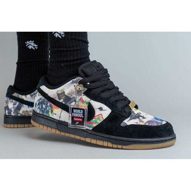 FD8778-001 Supreme �~ Nike SB Dunk Low Rammellzee (Men's)