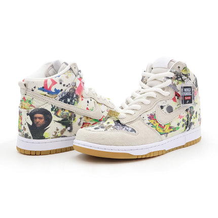 FD8779-100 Supreme Nike SB Dunk High Rammellzee White (Men's)