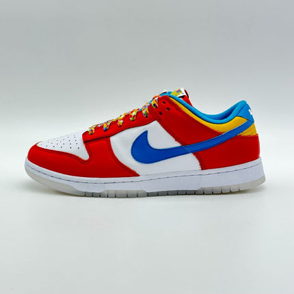 Size 9 - Nike Dunk Low x LeBron James x Fruity Pebbles Habanero Red DH8009-600