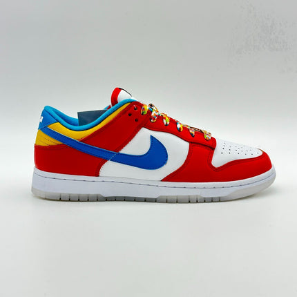 Size 9 - Nike Dunk Low x LeBron James x Fruity Pebbles Habanero Red DH8009-600