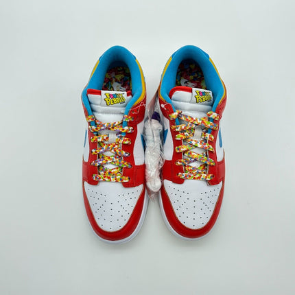 Size 9 - Nike Dunk Low x LeBron James x Fruity Pebbles Habanero Red DH8009-600