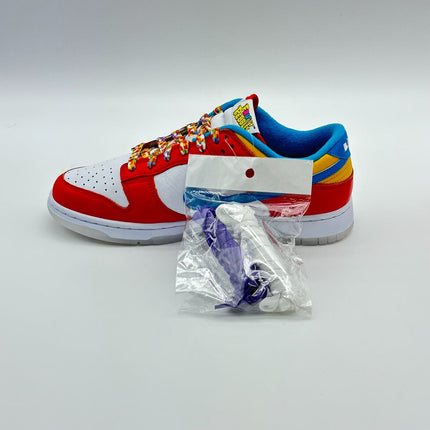 Size 9 - Nike Dunk Low x LeBron James x Fruity Pebbles Habanero Red DH8009-600