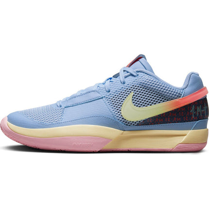 DR8785-400 Nike Ja 1 Day One Cobalt Bliss Citron Tint Hot Punch Pink Blue