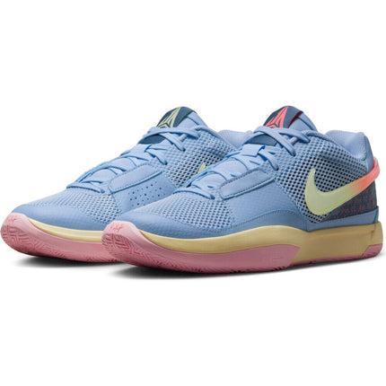 DR8785-400 Nike Ja 1 Day One Cobalt Bliss Citron Tint Hot Punch Pink Blue