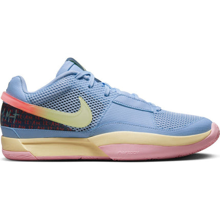 DR8785-400 Nike Ja 1 Day One Cobalt Bliss Citron Tint Hot Punch Pink Blue