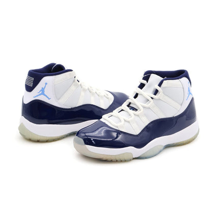 378037-123 Nike Air Jordan 11 Retro UNC Win Like 82 University Blue Navy (Men's)