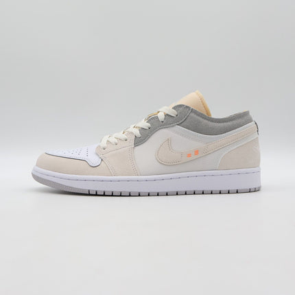 DN1635-100 Nike Air Jordan 1 Low Inside Out White Grey Neutral Gray Sail (Men's)