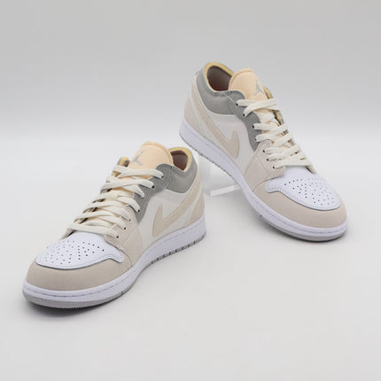 DN1635-100 Nike Air Jordan 1 Low Inside Out White Grey Neutral Gray Sail (Men's)