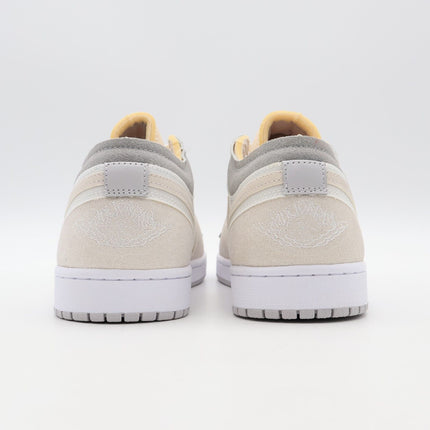 DN1635-100 Nike Air Jordan 1 Low Inside Out White Grey Neutral Gray Sail (Men's)