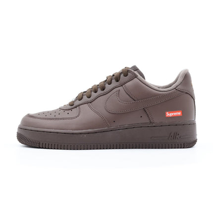 CU9225-200 Supreme Nike Air Force 1 Low Baroque Brown Chocolate Coffee (Men's)