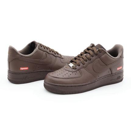 CU9225-200 Supreme Nike Air Force 1 Low Baroque Brown Chocolate Coffee (Men's)