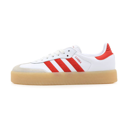 ID0438 adidas Originals Sambae Better Scarlet Cloud White Grey Red (Women's)