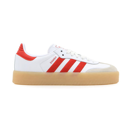 ID0438 adidas Originals Sambae Better Scarlet Cloud White Grey Red (Women's)