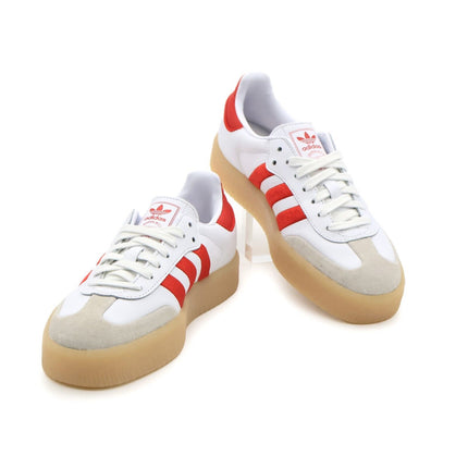 ID0438 adidas Originals Sambae Better Scarlet Cloud White Grey Red (Women's)