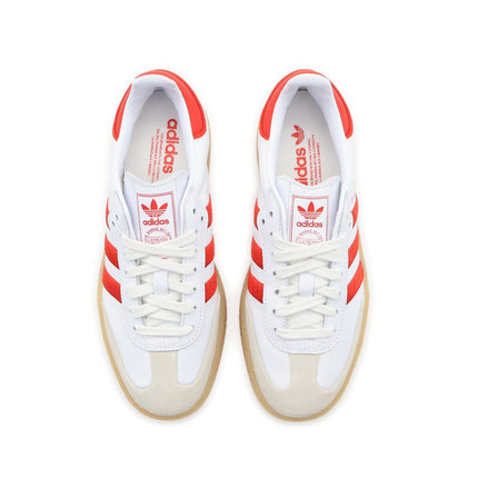 ID0438 adidas Originals Sambae Better Scarlet Cloud White Grey Red (Women's)