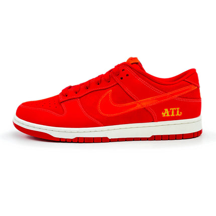 FD0724-657 Nike Dunk Low ATL University Red Bright Crimson Orange (Men's)