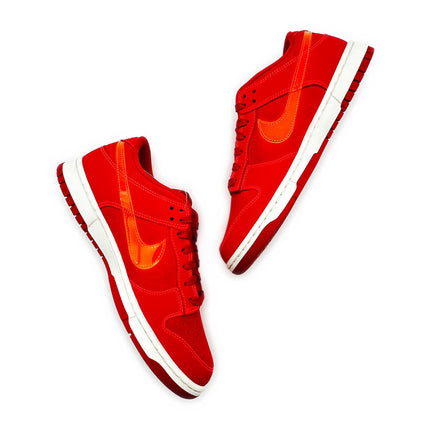 FD0724-657 Nike Dunk Low ATL University Red Bright Crimson Orange (Men's)