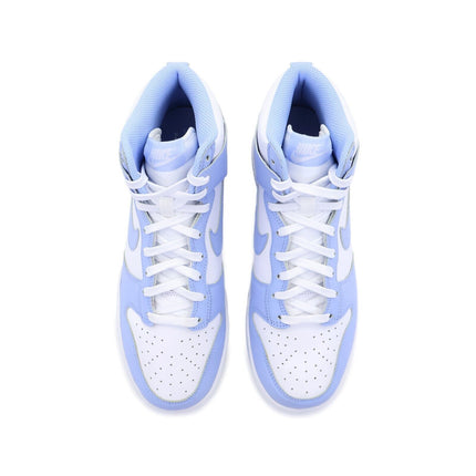 DD1869-107 Nike Dunk High Aluminium University Light Blue White Saxe (Women's)