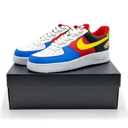 DC8887-100 UNO x Nike Air Force 1 Low White Yellow University Red (Men's)