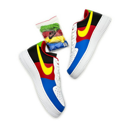 DC8887-100 UNO x Nike Air Force 1 Low White Yellow University Red (Men's)