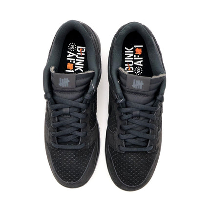 DO9329-001 Nike Dunk Low Undefeated 5 On It Dunk vs AF1 Black (Men's)