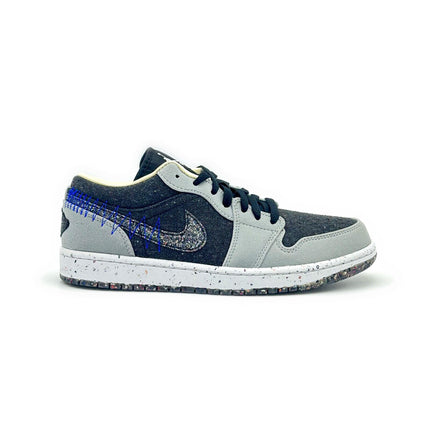 DM4657-001 Nike Air Jordan 1 Low Crater Grey Light Smoke Gray Black Racer Blue