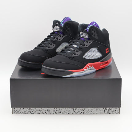 CZ1786-001 Nike Air Jordan 5 Retro Top 3 Black Fire Red Grap Ice Emerald (Men's)