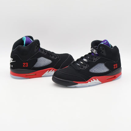 CZ1786-001 Nike Air Jordan 5 Retro Top 3 Black Fire Red Grap Ice Emerald (Men's)