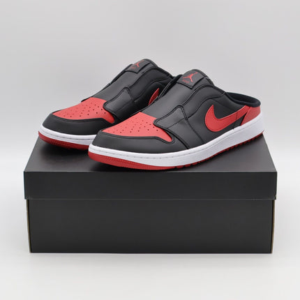 FJ1214-001 Nike Air Jordan 1 Mule Golf Bred Varsity Red Black White (Men's)