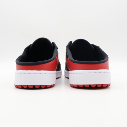 FJ1214-001 Nike Air Jordan 1 Mule Golf Bred Varsity Red Black White (Men's)