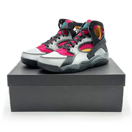 FD0189-001 Nike Air Flight Huarache Hoop Pack Bordeaux Light Smoke Grey Red