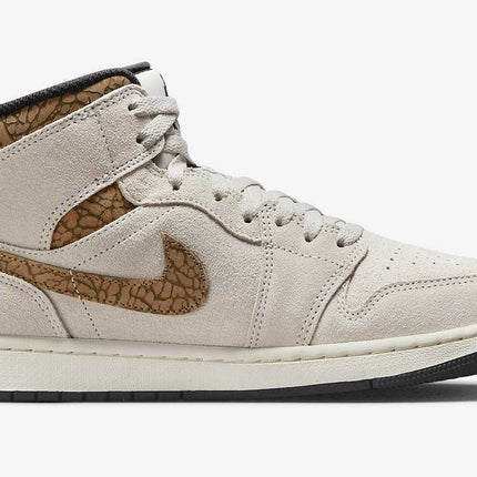 DZ4129-102 Nike Air Jordan 1 Mid SE Brown Elephant (Men's)