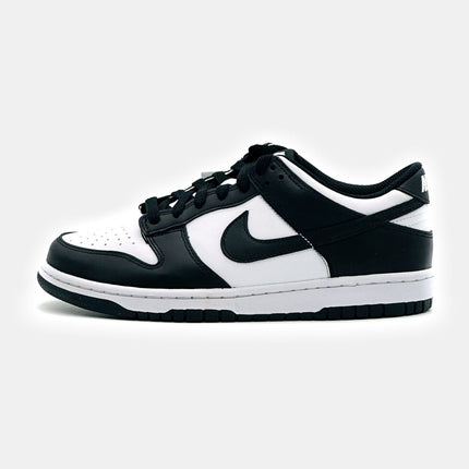 CW1590-100 Nike Dunk Low Retro White Black Panda GS Classic Sneakers Leather