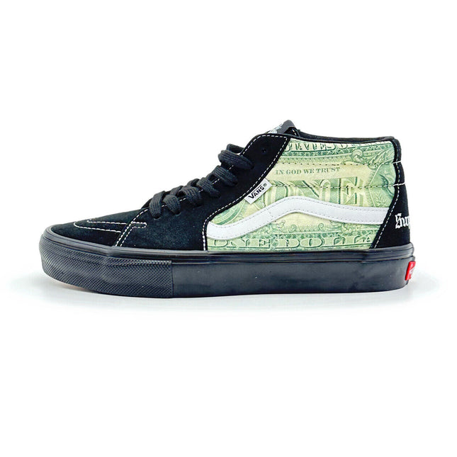 VN0A5FCGBMA Supreme Vans Doller Skate Grosso Mid Black (Men's)