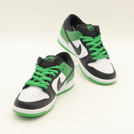 BQ6817-302 Nike SB Dunk Low Pro Black and Classic Green Black White (Men's)