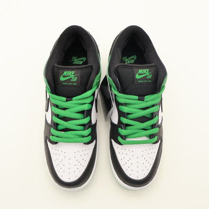 BQ6817-302 Nike SB Dunk Low Pro Black and Classic Green Black White (Men's)