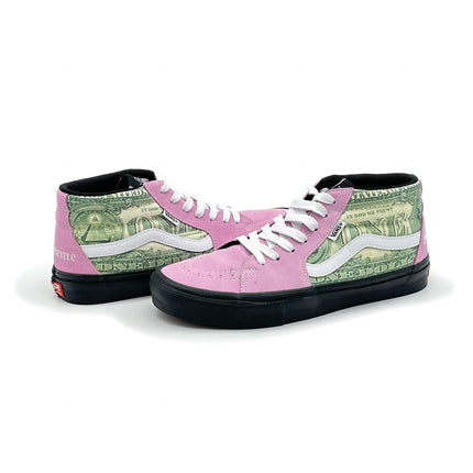 SUP-VANS-23SS-SGM-P Supreme �~ Vans Doller Skate Grosso Mid Pink