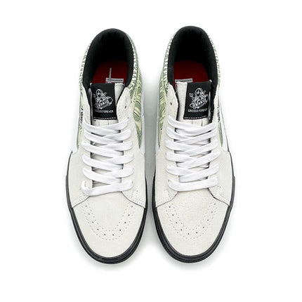 SUP-VANS-23SS-SGM-W Supreme �~ Vans Doller Skate Grosso Mid White