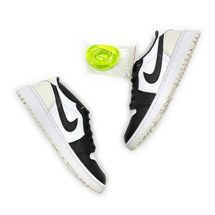 DD9315-108 Nike Air Jordan 1 Low Golf Phantom Volt Neon Yellow Black (Men's)