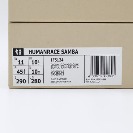 Size 11 - IF5124 adidas Pharrell x Samba Human Race White