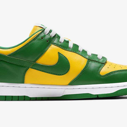 CU1727-700 Nike Dunk Low SP Brazil Varsity Maize Pine Green White (Men's)