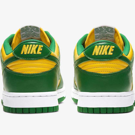 CU1727-700 Nike Dunk Low SP Brazil Varsity Maize Pine Green White (Men's)