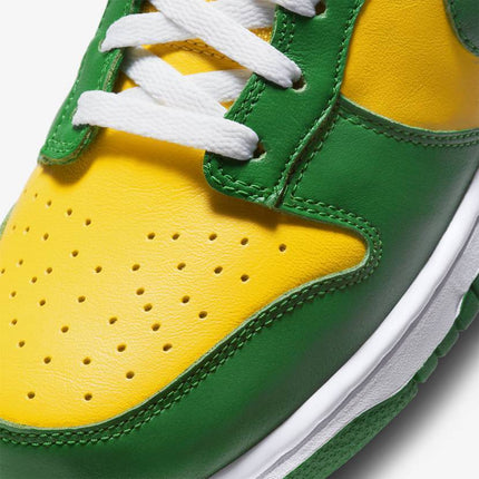 CU1727-700 Nike Dunk Low SP Brazil Varsity Maize Pine Green White (Men's)