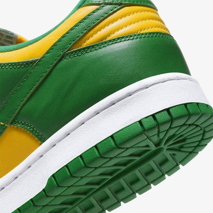 CU1727-700 Nike Dunk Low SP Brazil Varsity Maize Pine Green White (Men's)