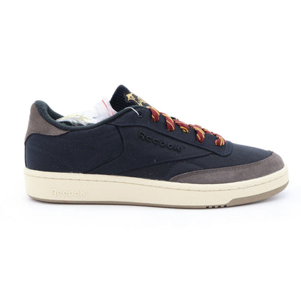 100073152 Harry Potter Hogwarts Reebok Club C 85 Night Black Terra Brown (Men's)