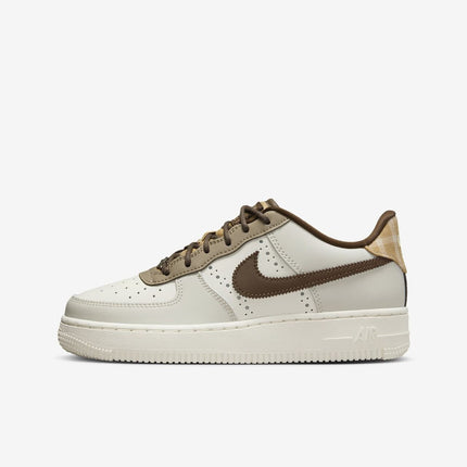 FV3702-121 Nike GS Air Force 1 LV8 Sail Khaki Cocoa Wow