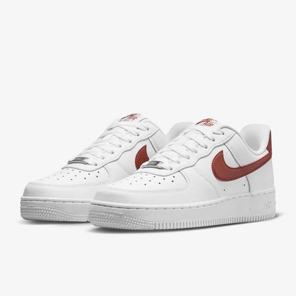 DD8959-115 Nike Air Force 1 '07 White Rugged Orange (Women's)